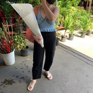 House of sunny Palma crochet top